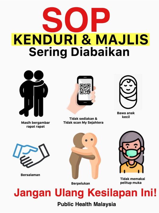 Ini SOP Kenduri & Majlis Yang Sering Diabaikan. Jangan Ulang Kesilapan Ini! - 