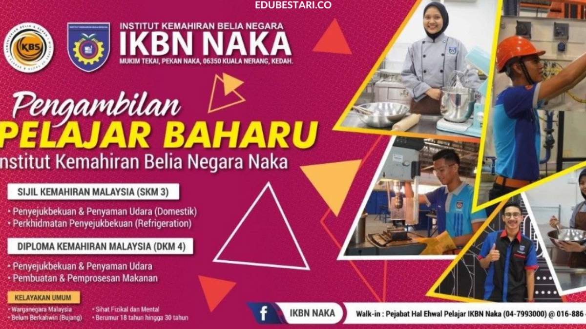 Pendaftaran Sijil u0026 Diploma Kemahiran Malaysia Di IKBN NAKA Buat 