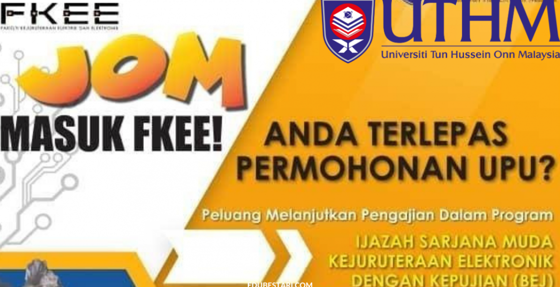 Permohonan Kemasukan Ijazah Sarjana Muda Kejuruteraan UTHM Kini Dibuka
