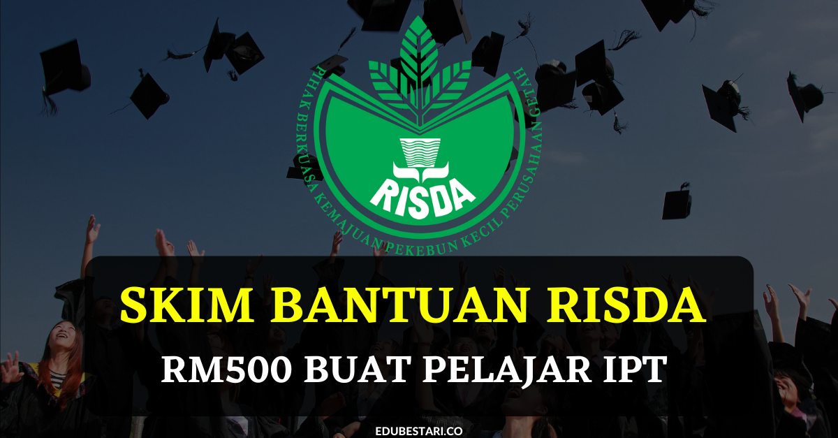 Permohonan Skim Bantuan RISDA RM500 Buat Pelajar IPT Peringkat Diploma