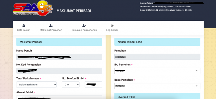 Cara Daftar Akaun Baru SPA9 & Panduan Permohonan Kerja Kerajaan