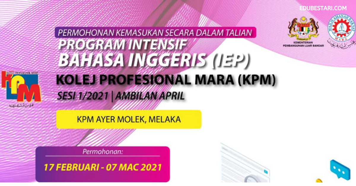 Tawaran Program Insentif Bahasa Inggeri (IEP) KPM Ambila April 2021