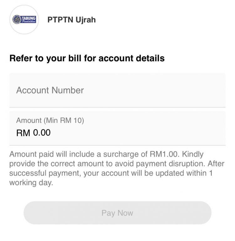 Bayar Pinjaman PTPTN Melalui e-Wallet Dengan Langkah Mudah Ini