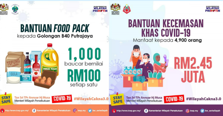 Inisiatif Wilayah Cakna Senarai Bantuan Sehingga RM3000 Kepada Premis, Pelajar Mahasiswa, Persatuan & Orang Awam