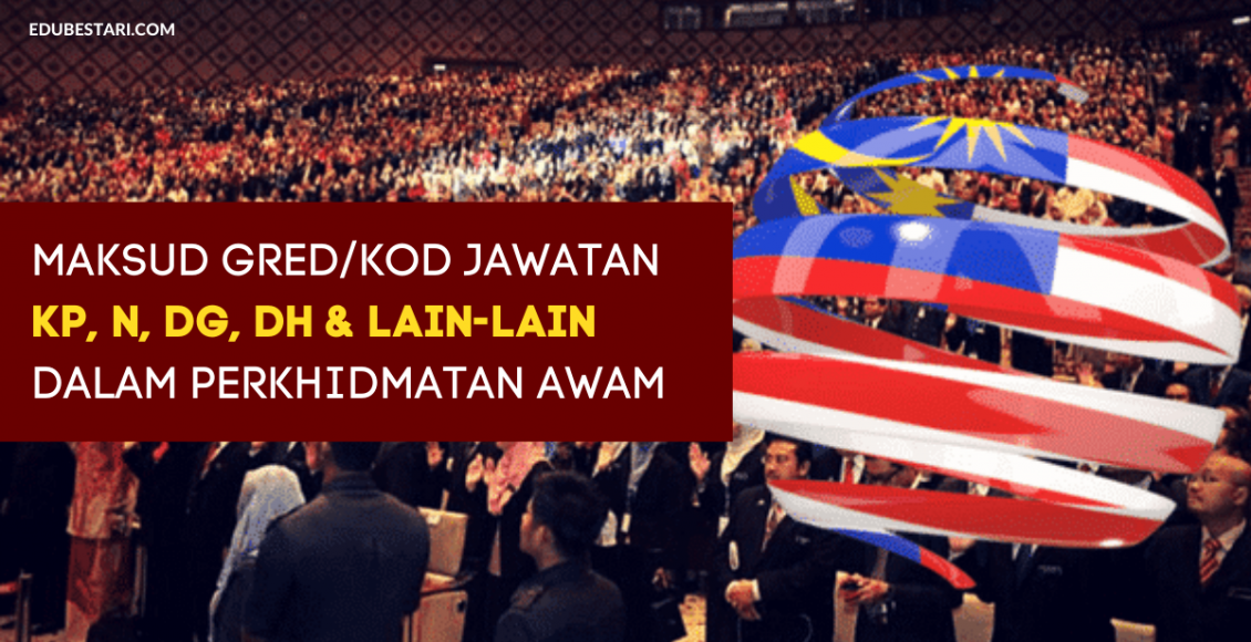 Maksud Gred/Kod Jawatan KP, N, DG, DH & Lain-lain Dalam Perkhidmatan Awam