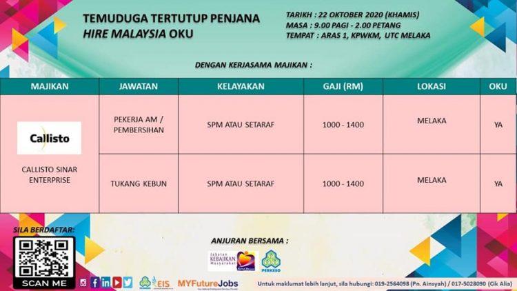 Program Ekspo Pekerjaan OKU Peluang Kerjaya Buat Golongan OKU Malaysia