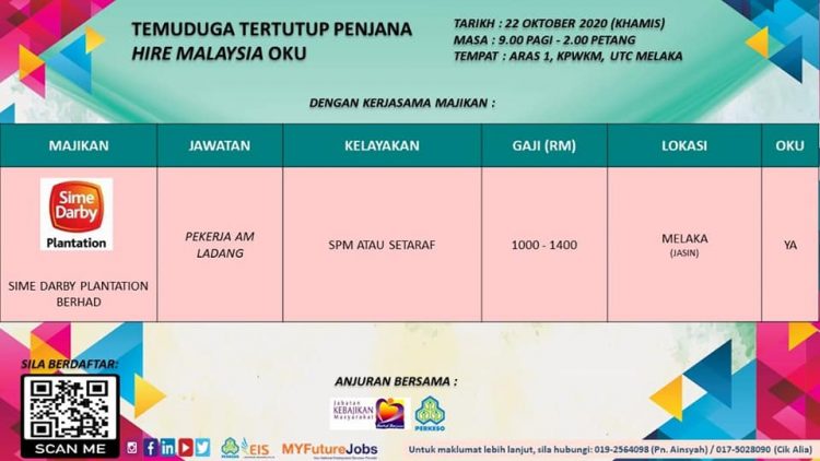 Program Ekspo Pekerjaan OKU Peluang Kerjaya Buat Golongan OKU Malaysia