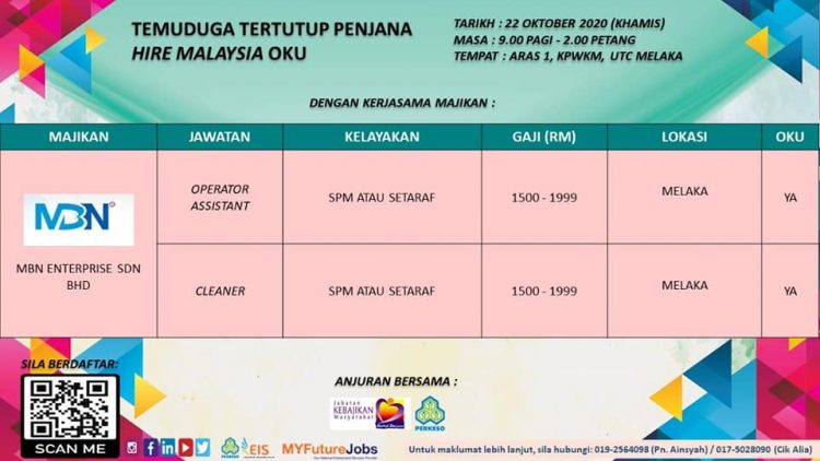 Program Ekspo Pekerjaan OKU Peluang Kerjaya Buat Golongan OKU Malaysia