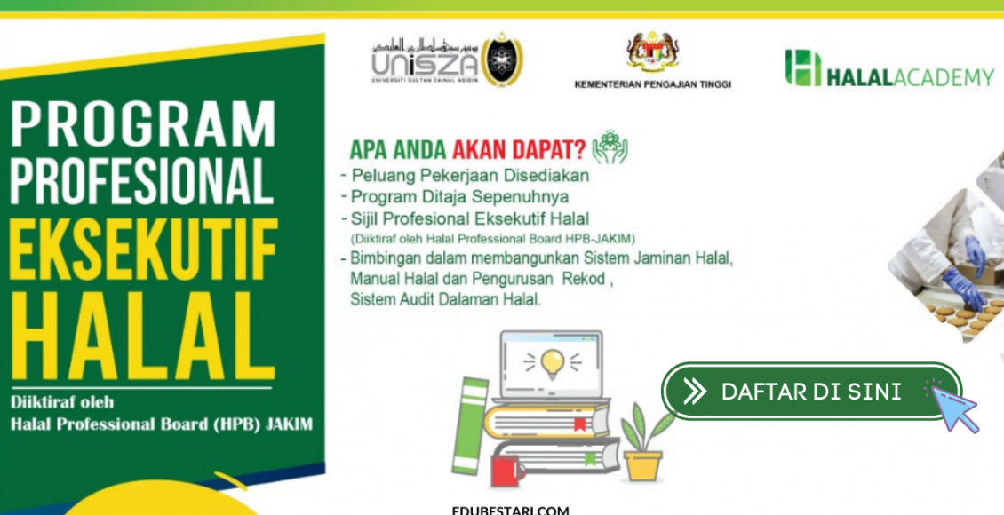 Tawaran Program Profesional Eksekutif Halal Percuma Buat Mahasiswa. Peluang Kerja Selepas Tamat Latihan