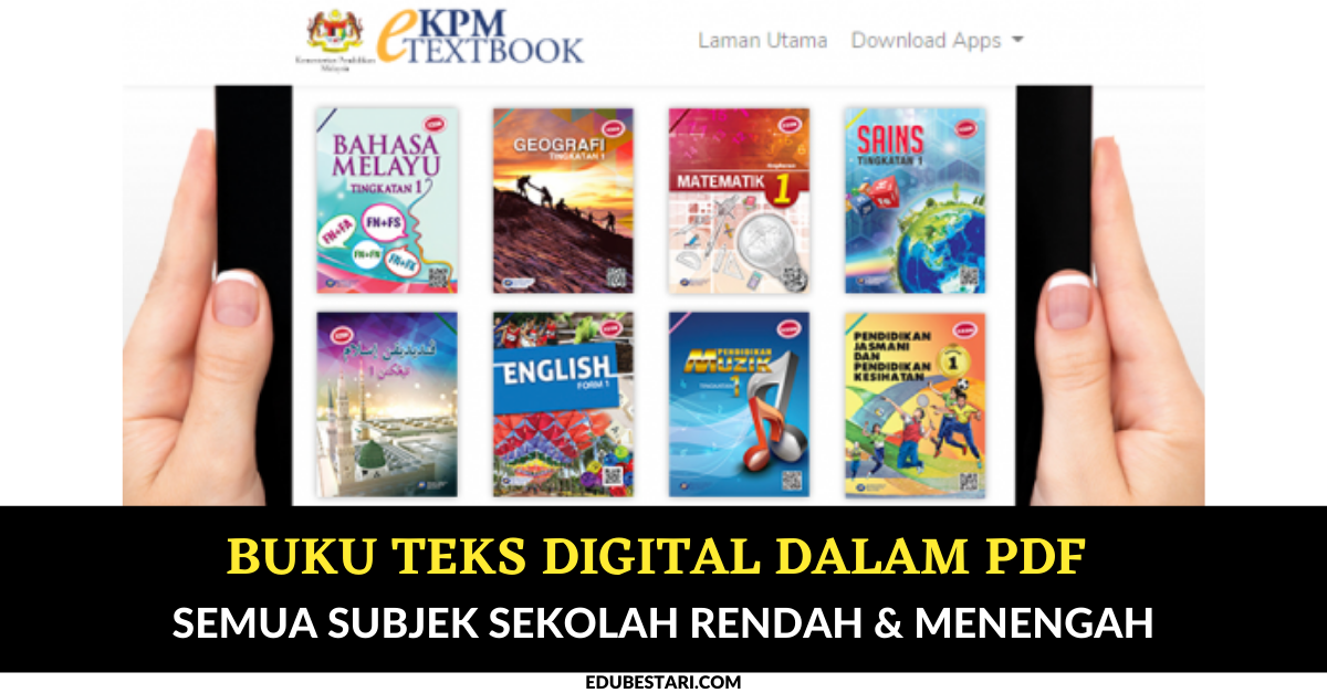 Buku Teks Digital Dalam Pdf Untuk Semua Subjek Sekolah Rendah Menengah Edu Bestari