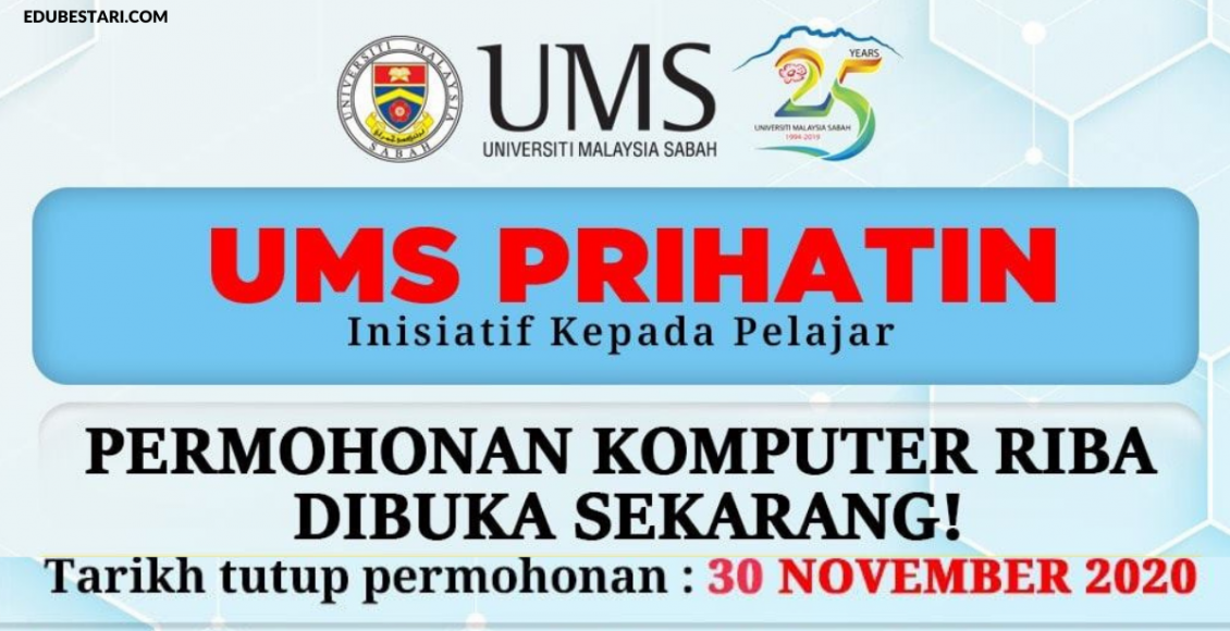Permohonan Laptop Pelajar Percuma Di Buka (UMS Prihatin)