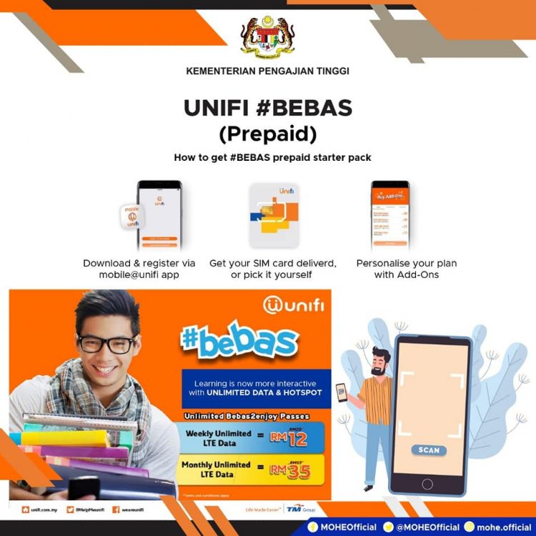 Senarai Pakej Pelan Data Khas Buat Pelajar IPT. Dapatkan Sekarang