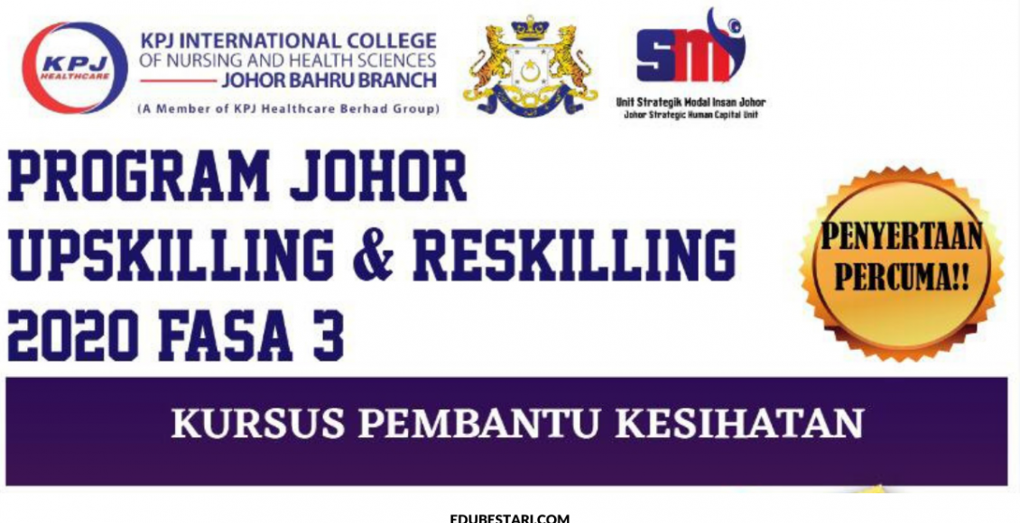 Tawaran Kursus Pembantu Kesihatan Percuma Bersama KPJ Buat Graduan Dan Penganggur