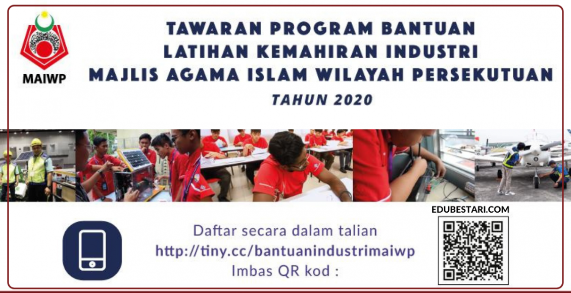Tawaran Program Latihan Kemahiran Dan Penempatan Kerjaya Tajaan Penuh MAIWP. Elaun Sara Diri Diberi