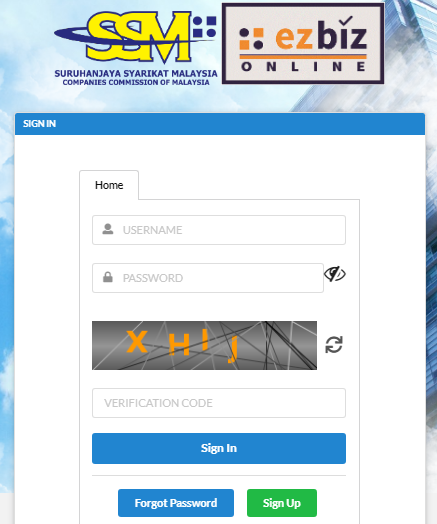 Panduan Mudah Daftar SSM Secara Online Melalui ezBiz SSM ...