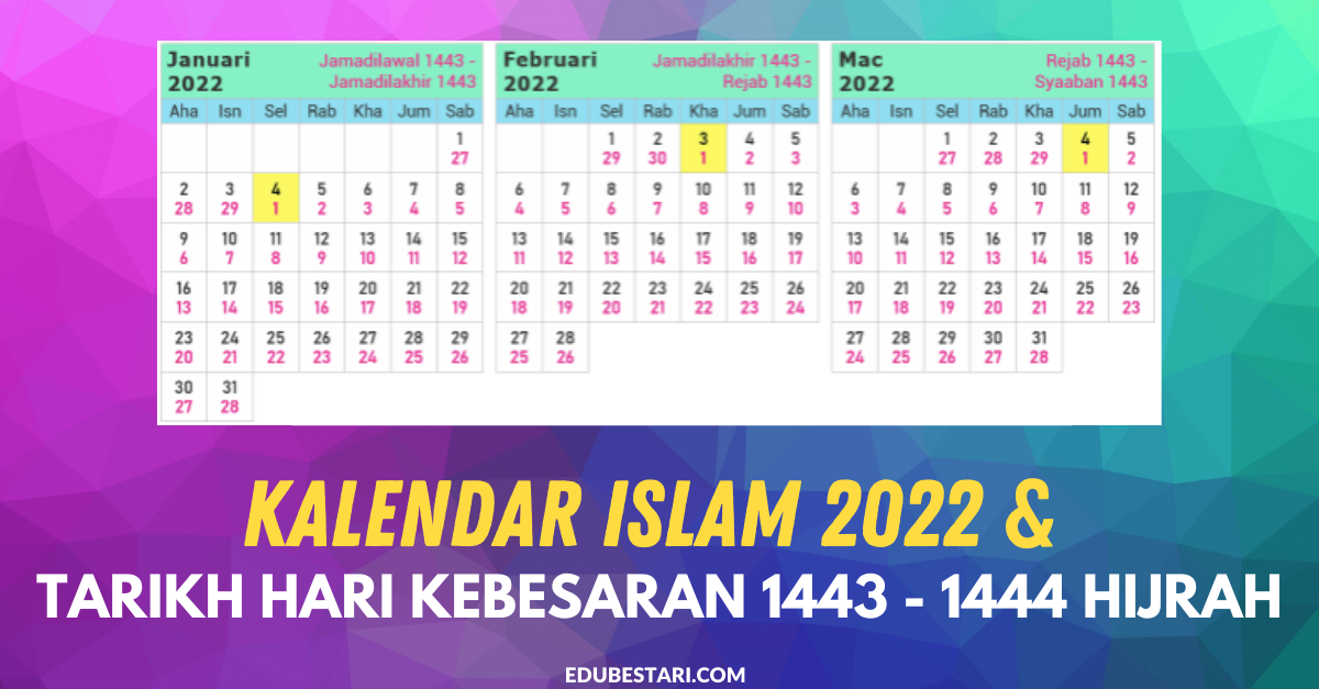 Kalender islam 2022
