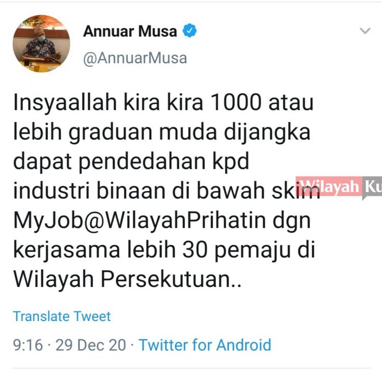 MyJob@Wilayah: Lebih 1,000 Graduan Bakal Dapat Kerja Dengan Gaji Minima RM2,000