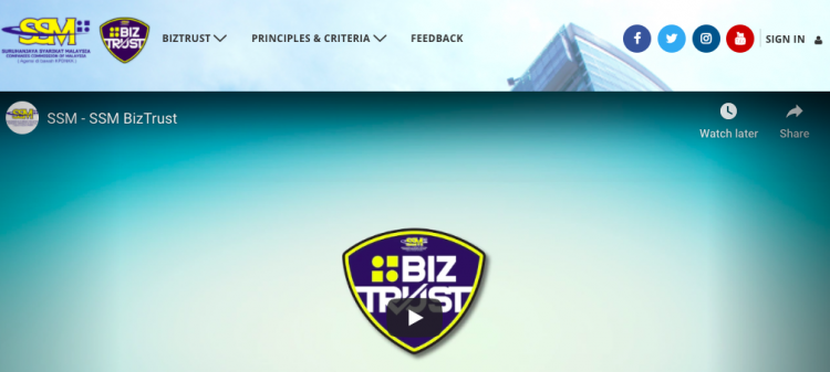 Cara Daftar SSM BizTrust Percuma Sehingga Disember 2021. Perniagaan Lebih Dipercayai