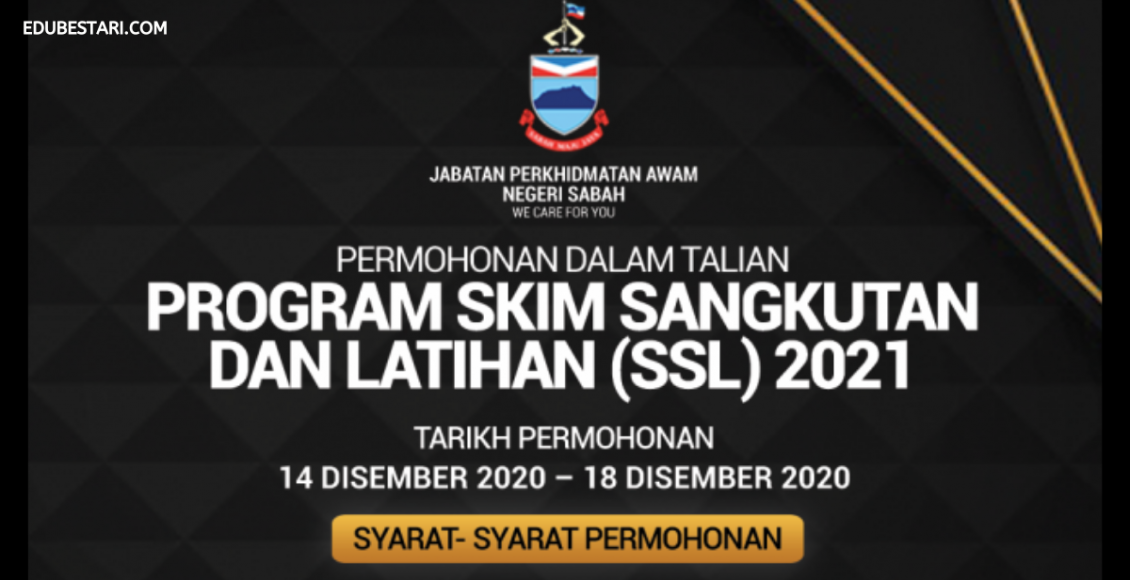 Tawaran Skim Sangkutan & Latihan (SSL) Tahun 2021 Buat Graduan. Elaun RM1000 Sebulan Diberi