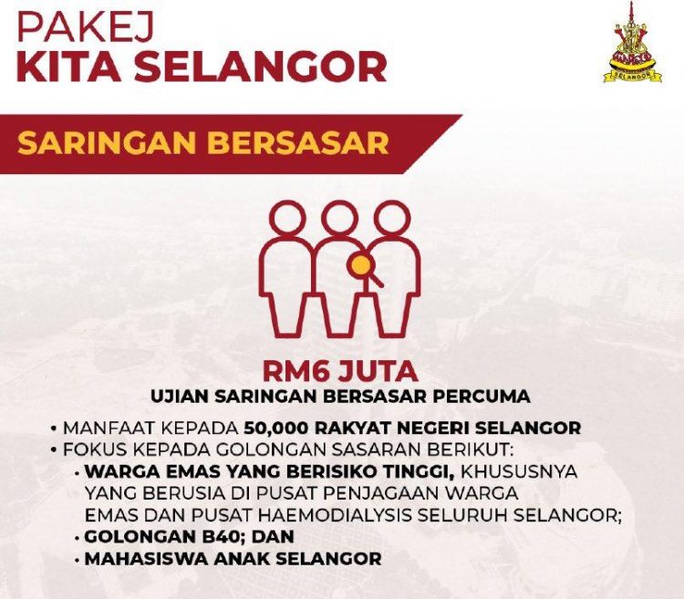 Pakej Kita Selangor: Senarai Manfaat Buat Rakyat Selangor Hadapi Cabaran Covid-19