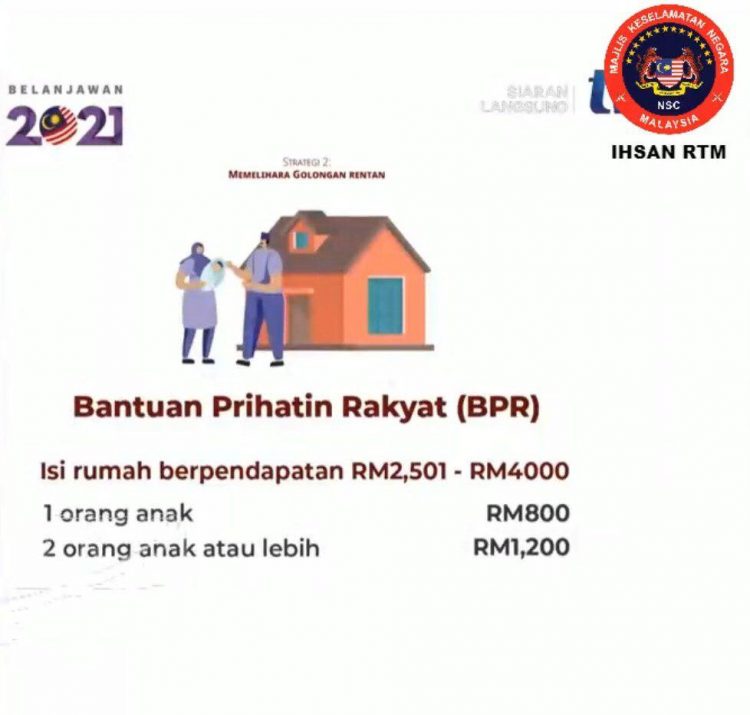 Bantuan BPR Isi Rumah 2021- Syarat Permohonan Bantuan Hingga RM1,800 Setiap Keluarga