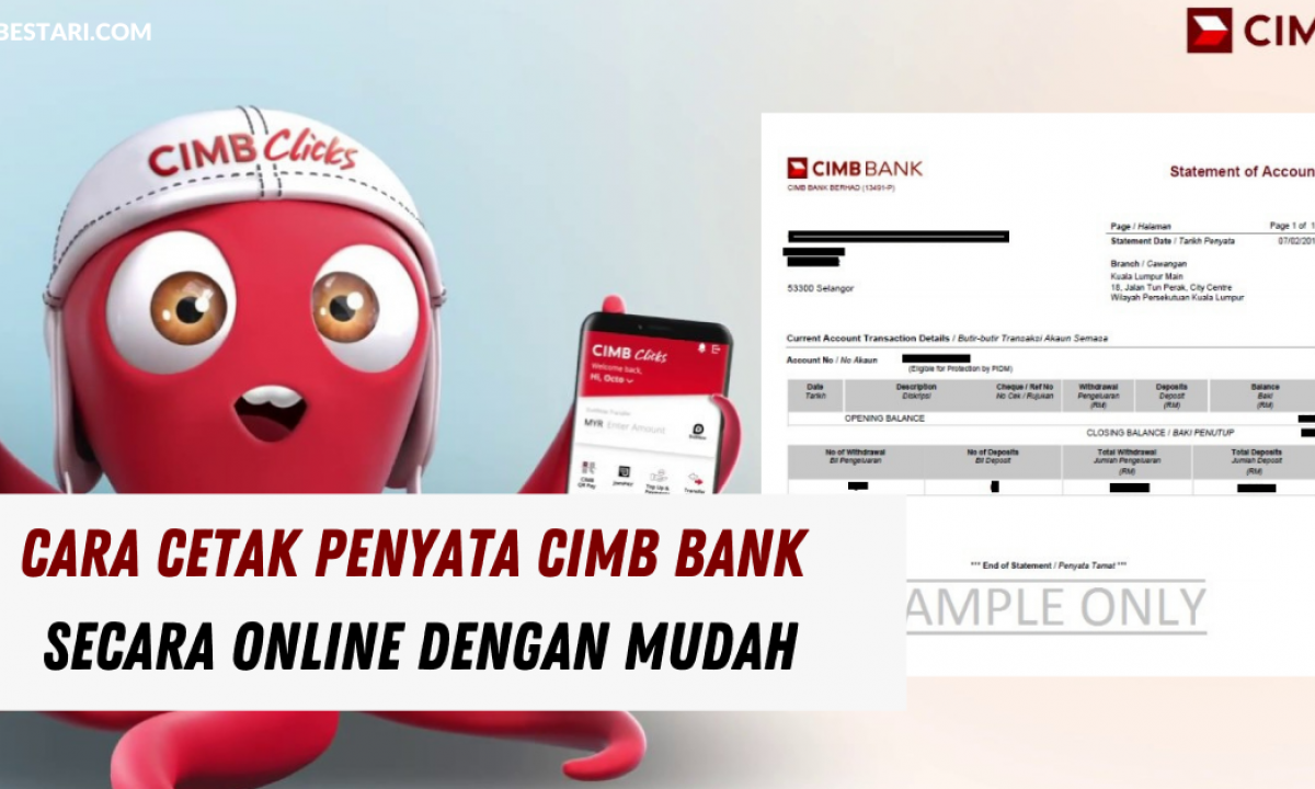 Cara Cetak Penyata Cimb Bank Secara Online Dengan Mudah Edu Bestari