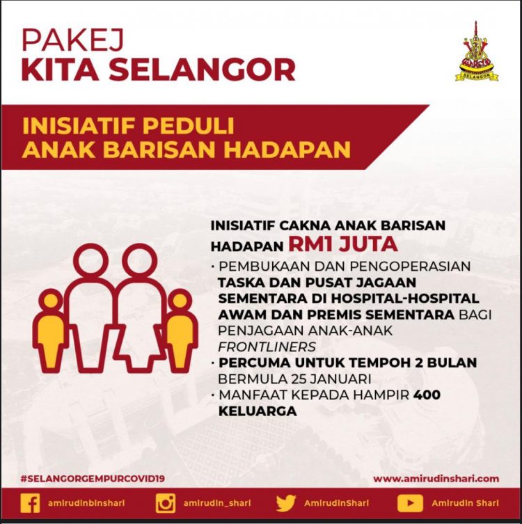 Pakej Kita Selangor: Senarai Manfaat Buat Rakyat Selangor Hadapi Cabaran Covid-19