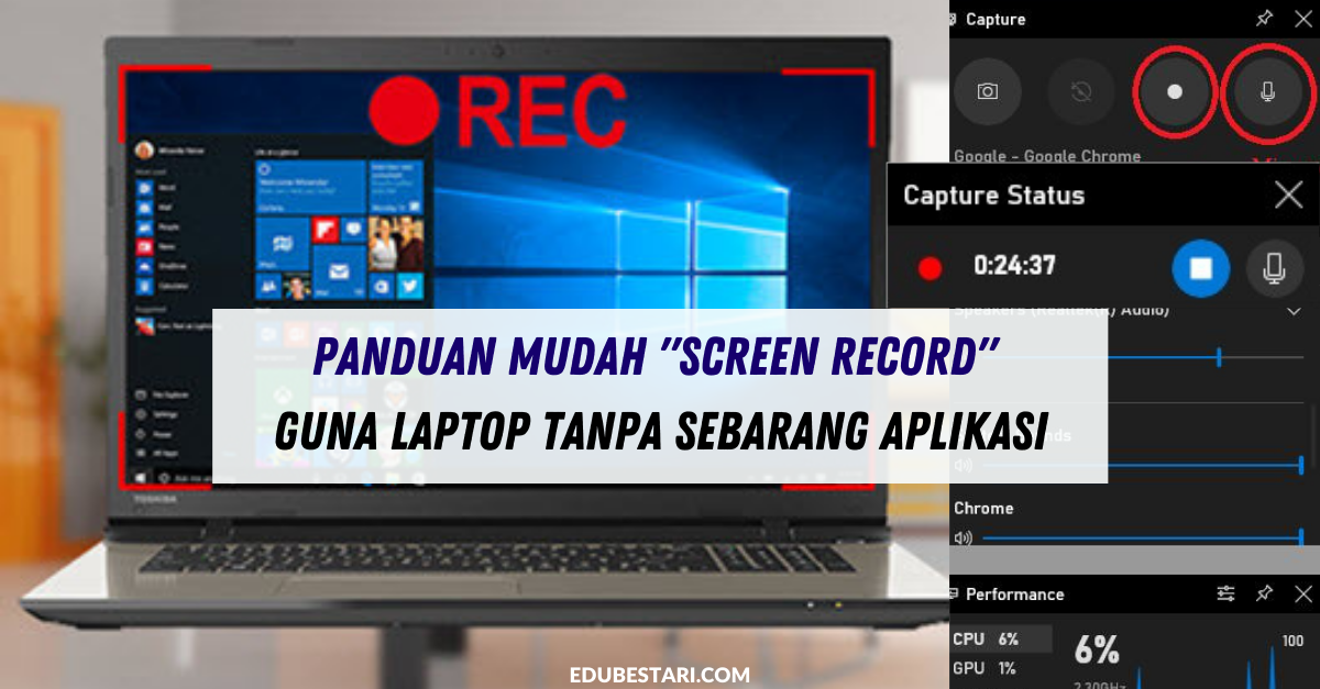 “cara Screen Record Di Laptop Untuk Rekam Aktivitas Layar” Make Money