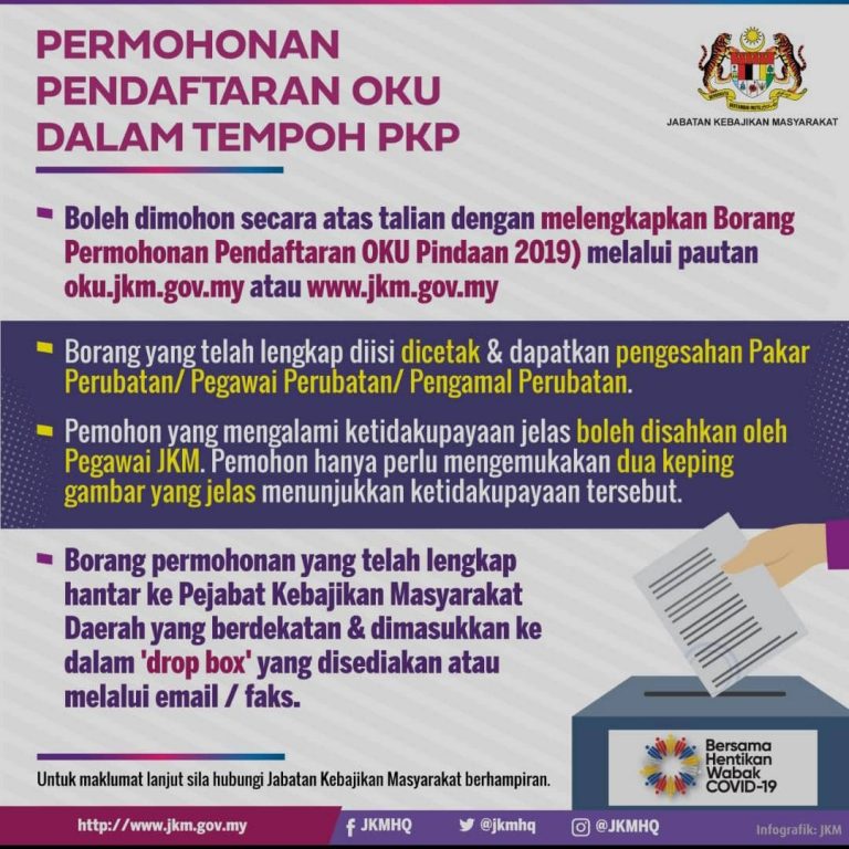 Permohonan Pendaftaran OKU Di JKM & Senarai Kemudahan Diterima  Edu