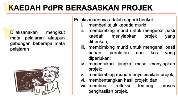 Manual PdPR KPM: Kaedah Pembelajaran & Pengajaran Di Rumah
