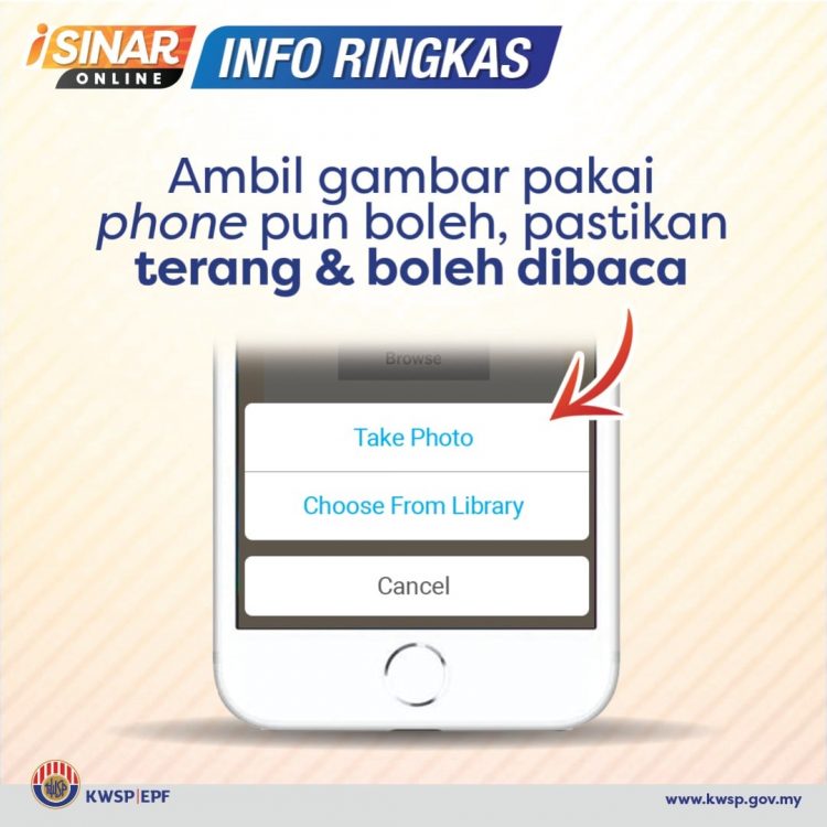 i-Sinar: Cara Muat Naik Dokumen Sokongan Bagi Permohonan Kategori 2. Tak Perlu Buat Permohonan Baru