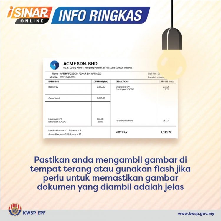 i-Sinar: Cara Muat Naik Dokumen Sokongan Bagi Permohonan Kategori 2. Tak Perlu Buat Permohonan Baru