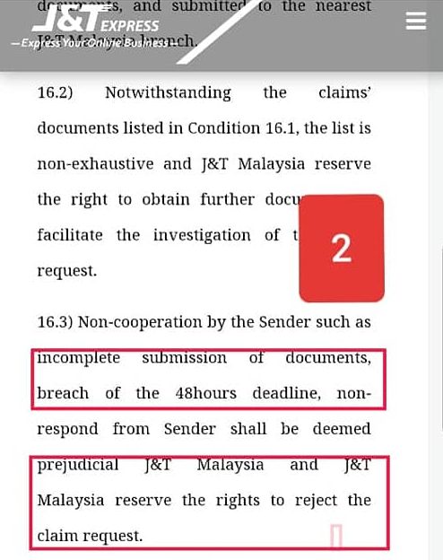 Cara Claim Sehingga RM400 Jika Barang Dari J&T Rosak Atau Hilang