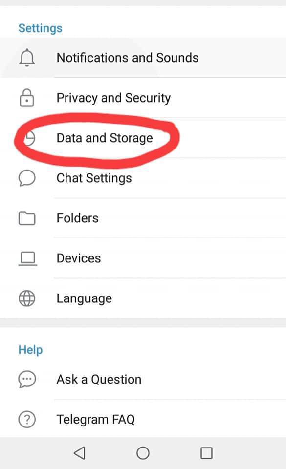 Cara Setting Telegram Supaya Tidak Guna Banyak Data & Jimat Ruang
