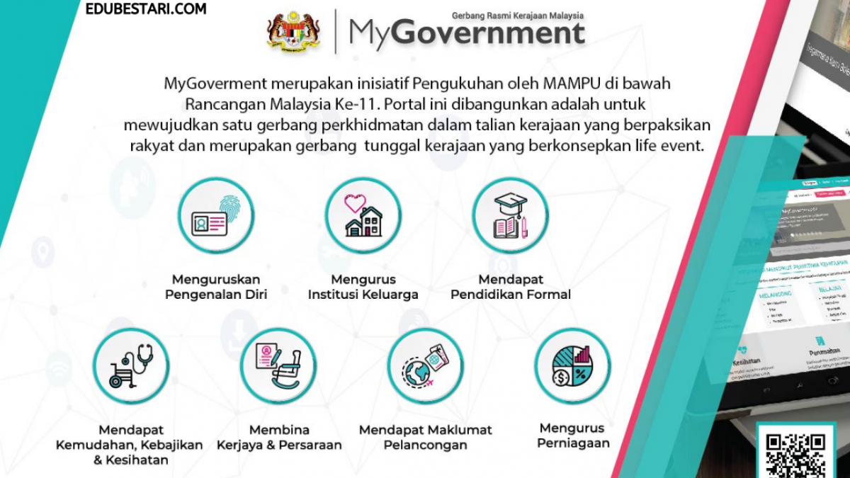Mygovernment Cara Daftar Senarai Perkhidmatan Digital Disediakan Pelbagai Jabatan Edu Bestari