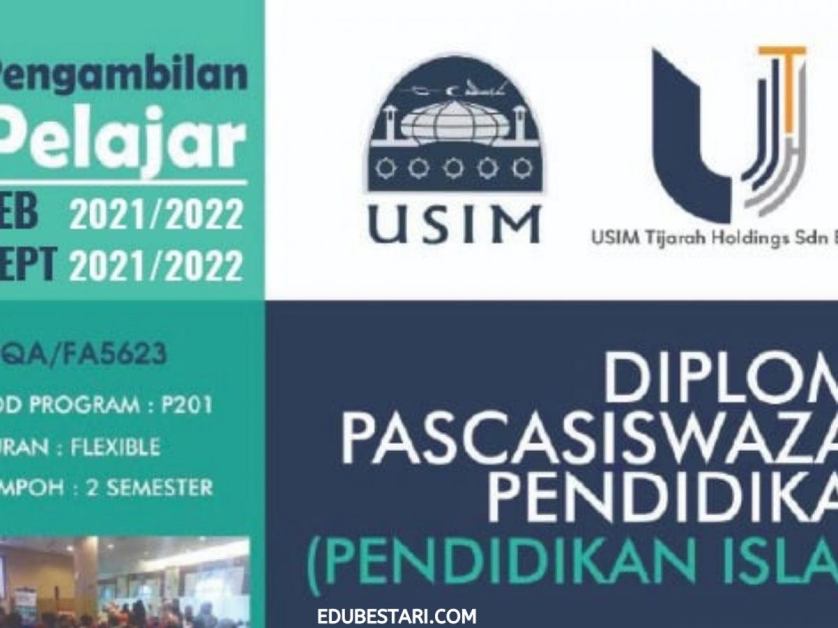 Permohonan Diploma Pendidikan Usim Kemasukan September 2021 2022 Edu Bestari