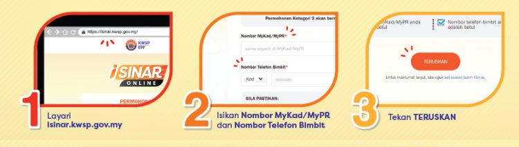 Rasmi: Permohonan i-Sinar Tanpa Syarat & Semakan Status Bayaran Kini Sibuka