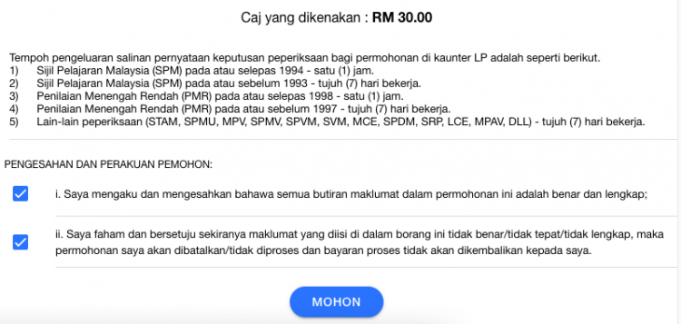 Cara Mohon Sijil Peperiksaan Spm Pmr Yang Hilang Secara Online Terus Sampai Rumah Edu Bestari