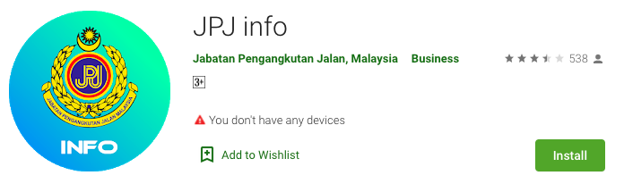 Semak Tarikh Tamat Tempoh Roadtax Kenderaan Secara Online