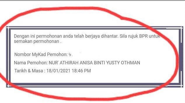 Permohonan & Kemaskini BPR 2021 Berakhir 15 Februari (Isnin). Mohon & Semak Segera