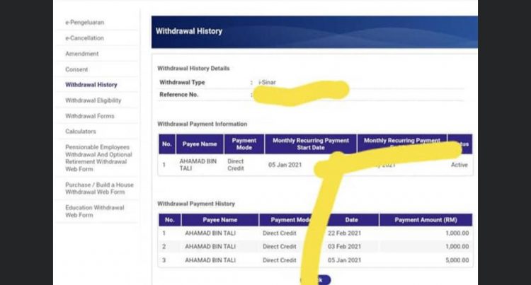 i-Lestari & i-Sinar Bulan Mac Sudah Mula Dibayar. Ini Cara Semak Tarikh Bayaran Secara Online