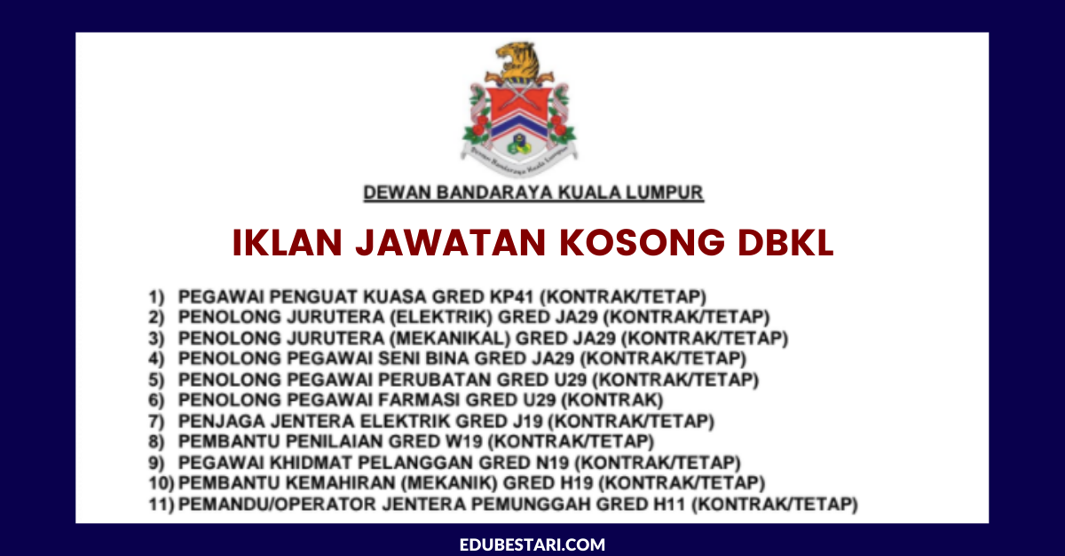 jawatan kosong lepasan spm