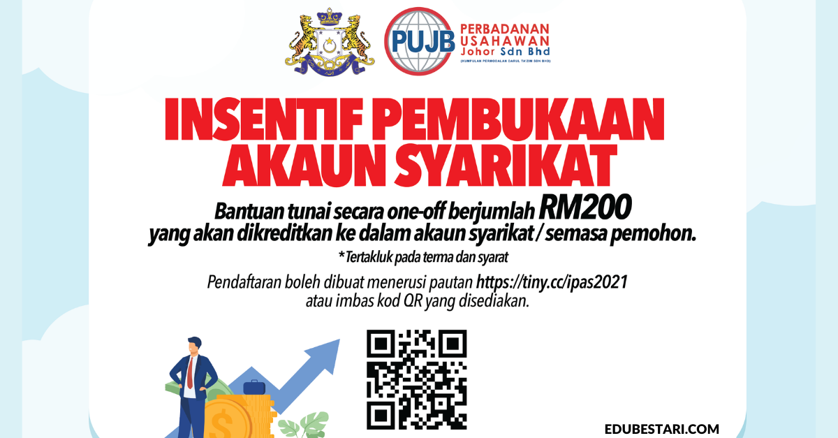 Mohon Bantuan Rm200 Untuk Buka Akaun Bank Syarikat Akaun Semasa Perniagaan Edu Bestari