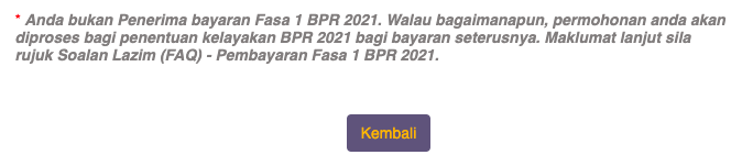 Maksud Status Permohonan BPR 2021 Terkini Yang Ramai Keliru