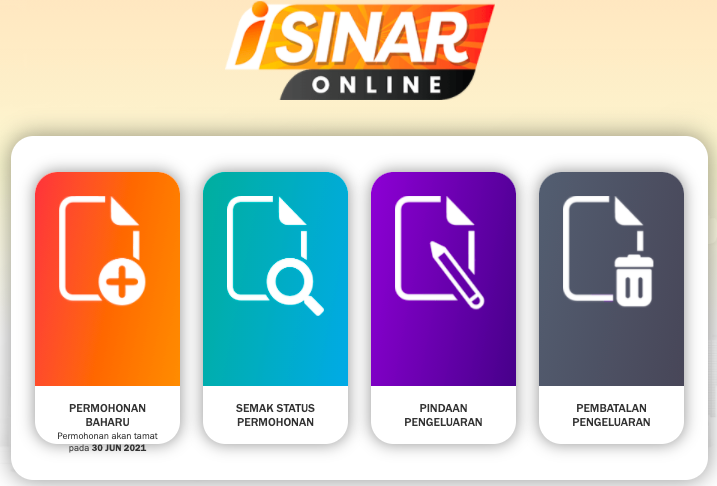 Panduan Membuat Pembatalan Pengeluaran i-Sinar KWSP