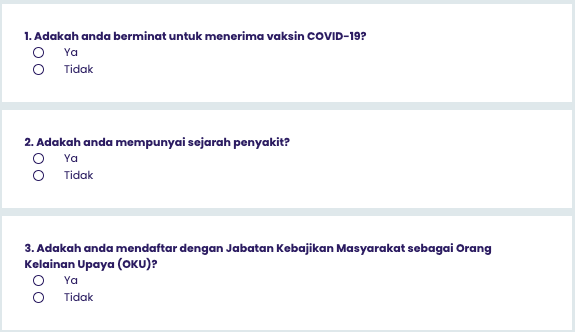 Ibu Bapa Tiada Aplikasi MySejahtera? Ini Cara Daftar Vaksinasi Covid-19 Secara Online