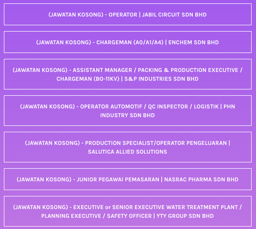 PASAK: 1,500 Peluang Pekerjaan Pelbagai Jawatan Disediakan. Daftar Sekarang