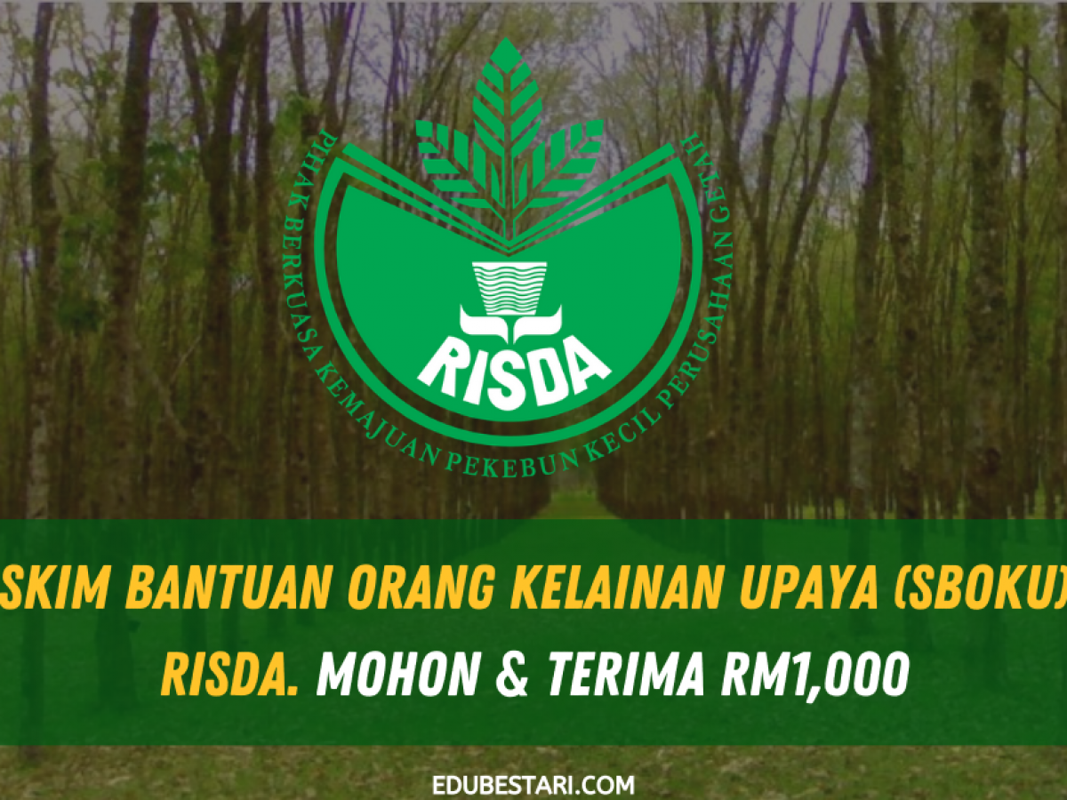 Skim Bantuan Orang Kelainan Upaya Sboku Risda Mohon Terima Rm1 000 Edu Bestari