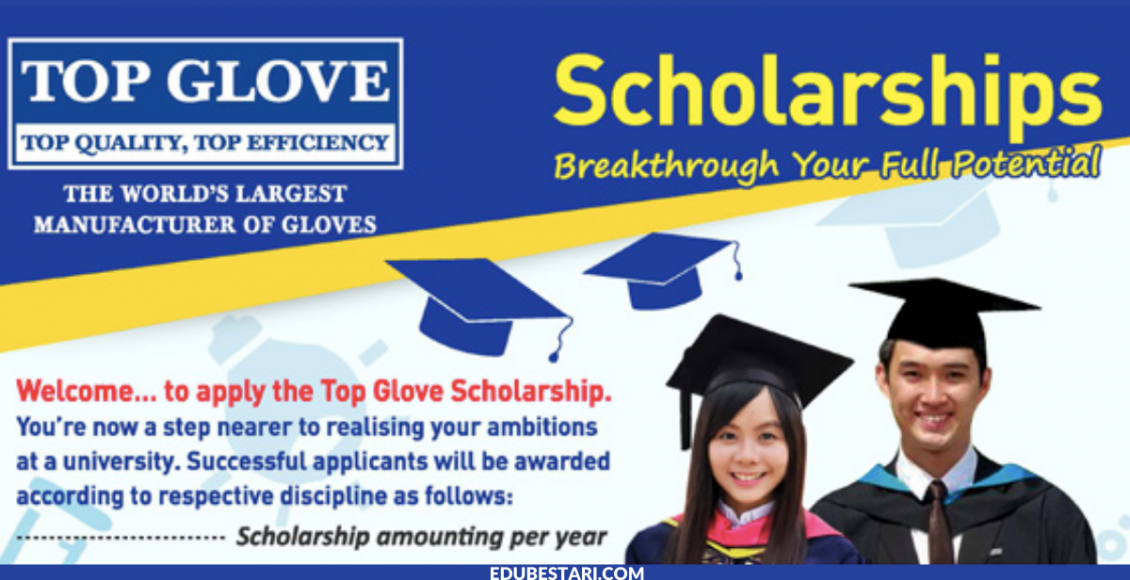 Permohonan Biasiswa Top Glove 2021 Pengajian Dalam Negara & Taiwan