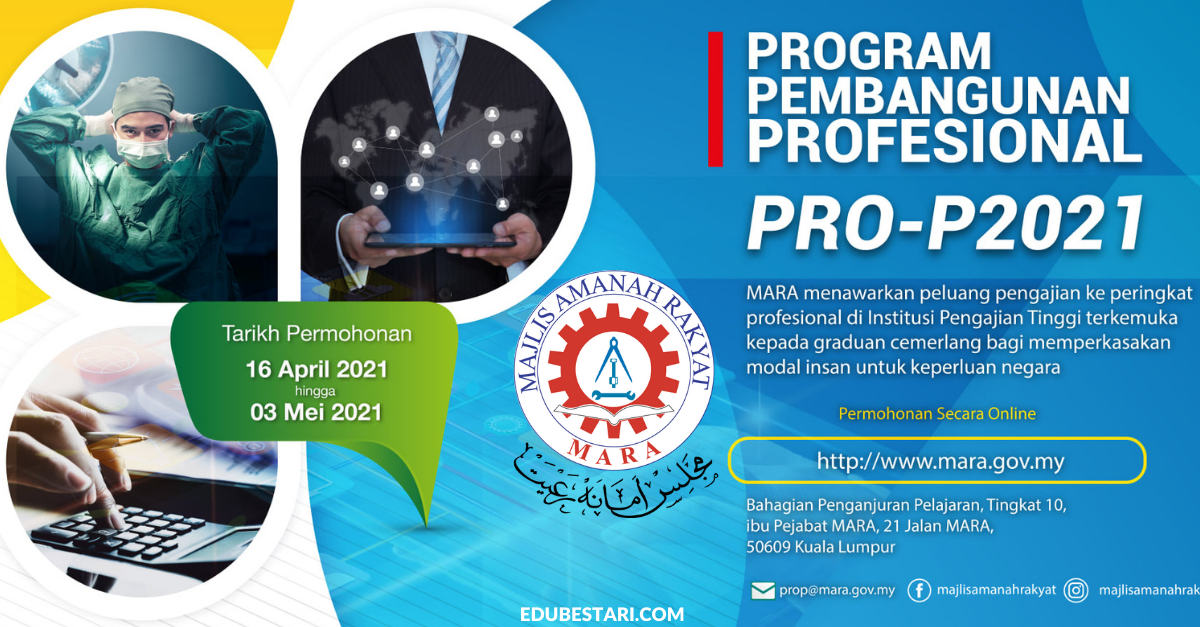 Program Pembangunan Profesional MARA: Peluang Pengajian Peringkat Profesional Buat Graduan